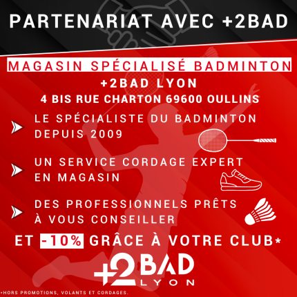 Partenariat avec + 2 BAD