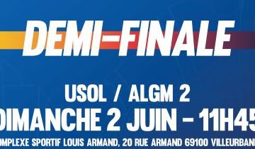 Demi-finale Usol U15 / ALGerland la Mouche 2