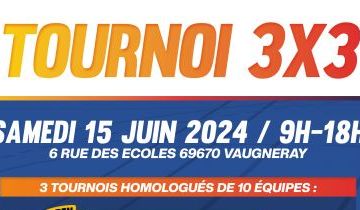 Tournoi 3x3 15 juin 2024