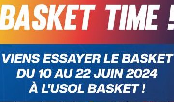 Basket Time ! Viens essayer le basket du 10 au 22 juin 2024 